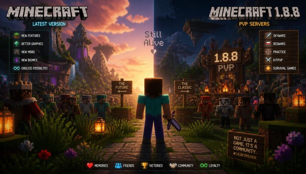 Why Minecraft 1.8.8 survives