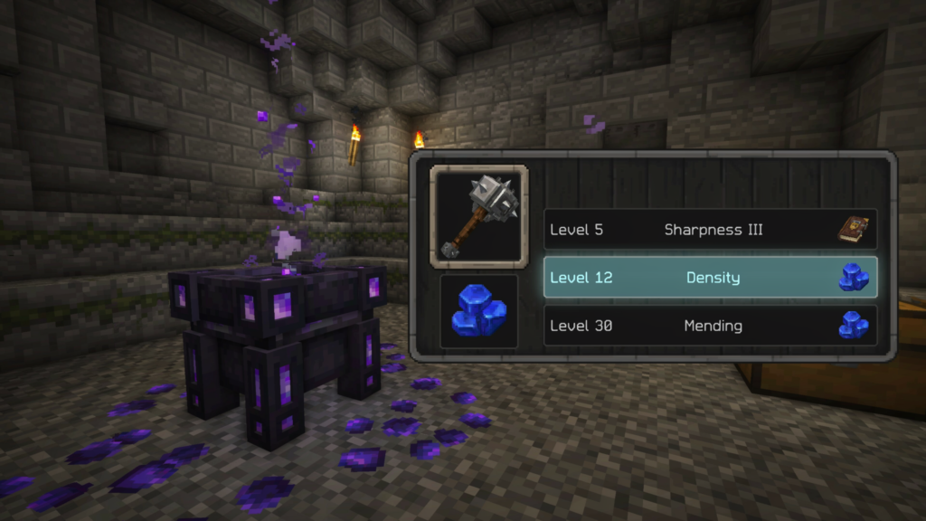 Minecraft Density Enchantment