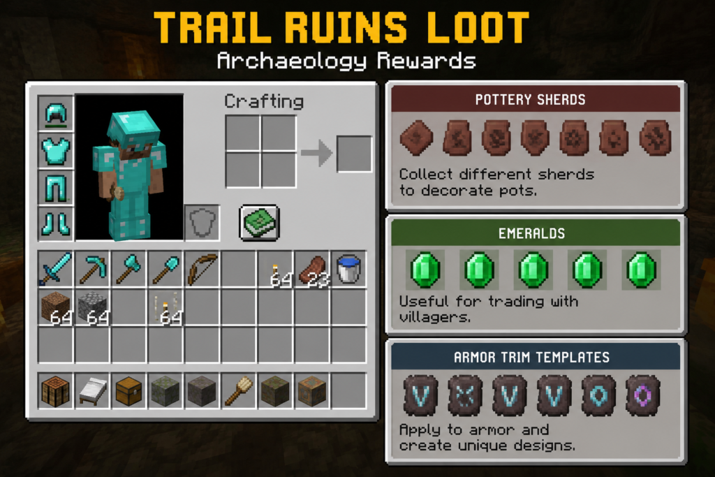 How to Find Trail Ruins in Minecraft