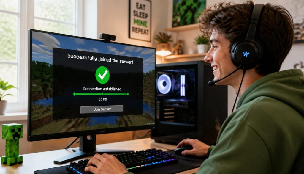 Minecraft fixed connection success