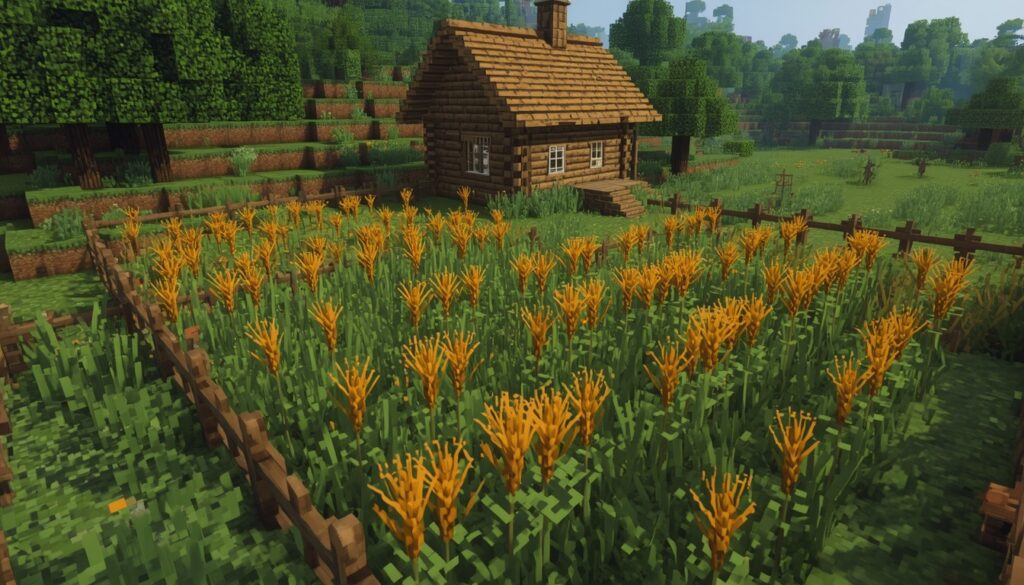 minecraft farm designs