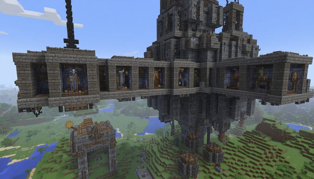 Advanced Minecraft iron farm