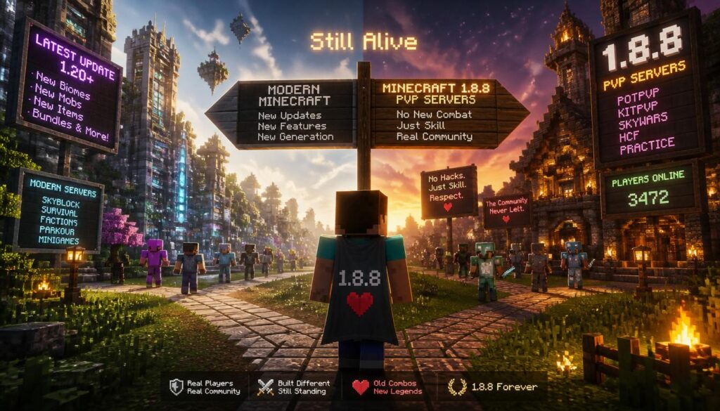 Why Minecraft 1.8.8 survives