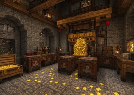 Minecraft coin press build