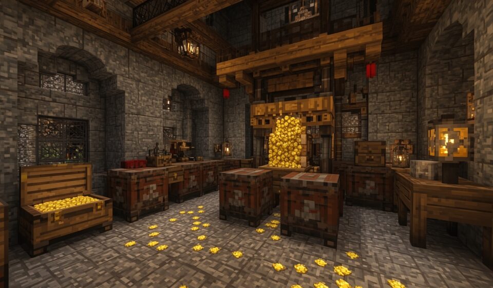 Minecraft coin press build