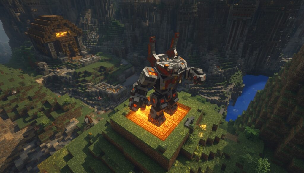 iron golem spawn mc