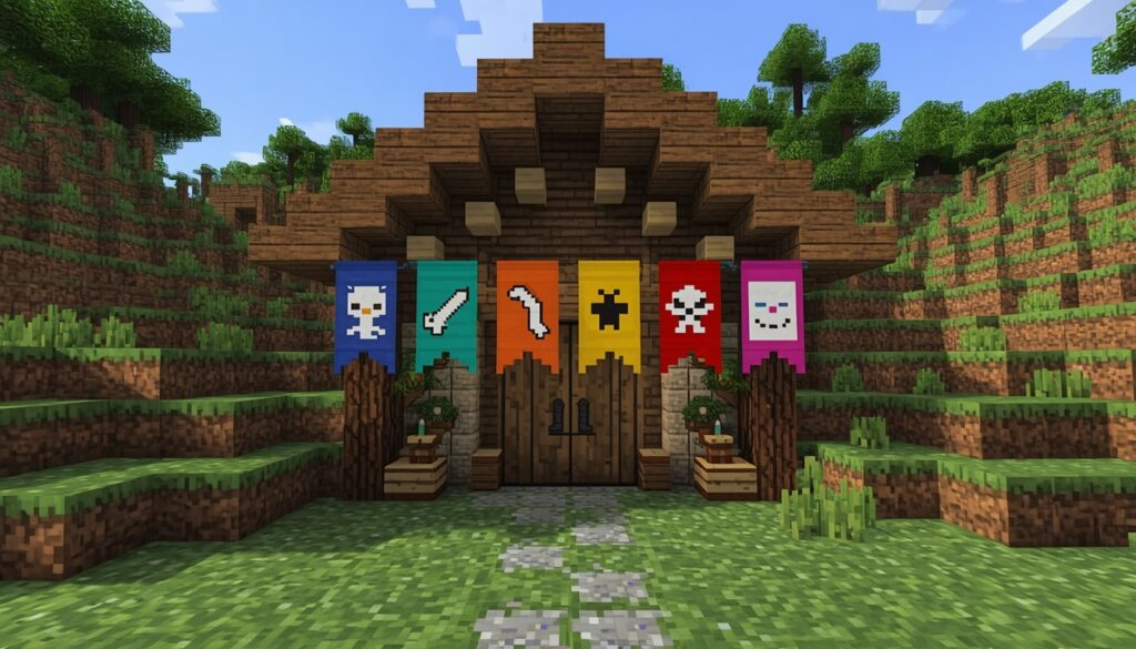 minecraft banner flags
