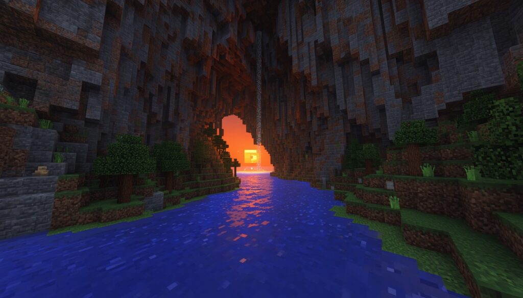 Waterfall entrance