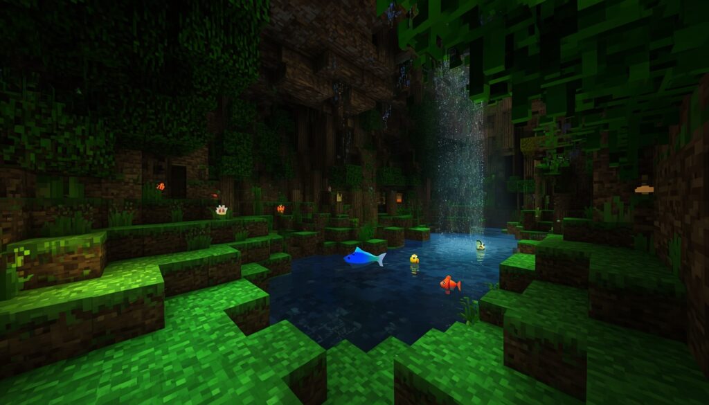 Moss cave water