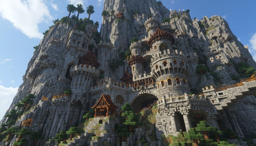 Minecraft water castle idea