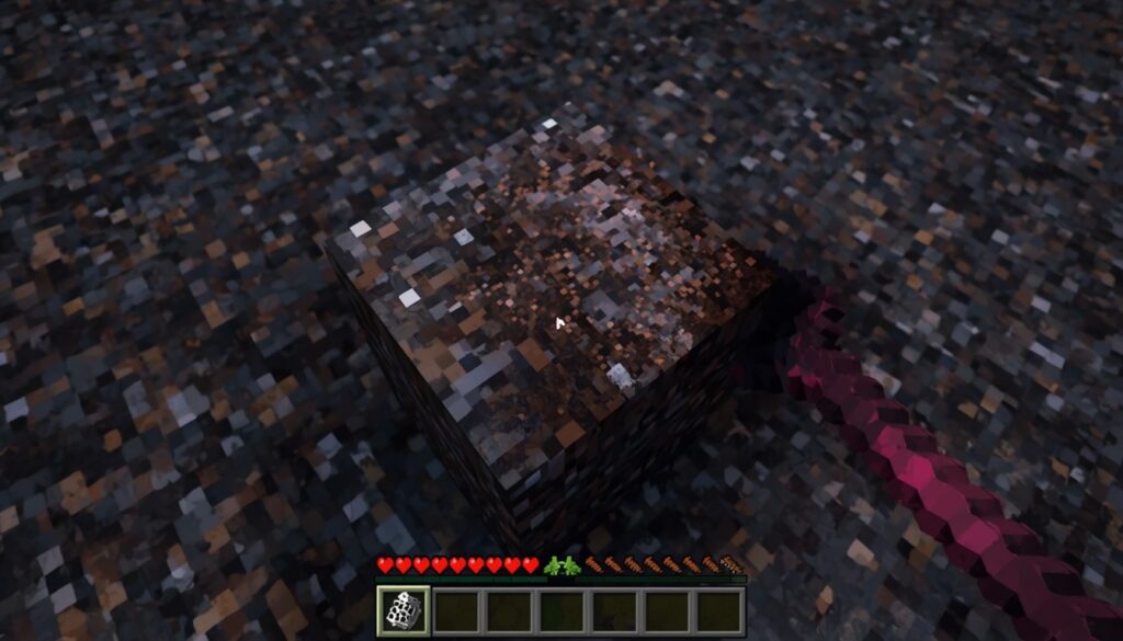 Brush tool gravel mining