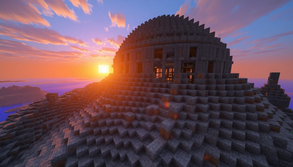 Minecraft sphere and dome build