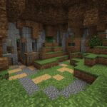 Trail ruins gravel blocks