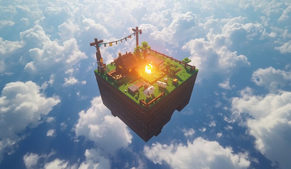 Minecraft One Block survival island