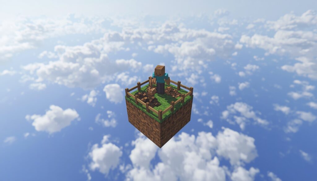 One Block early game setup