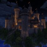 Minecraft big castle hill