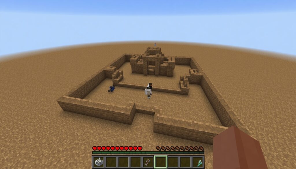Minecraft castle layout plan