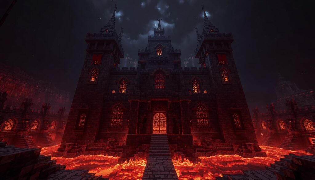 Dark castle fortress