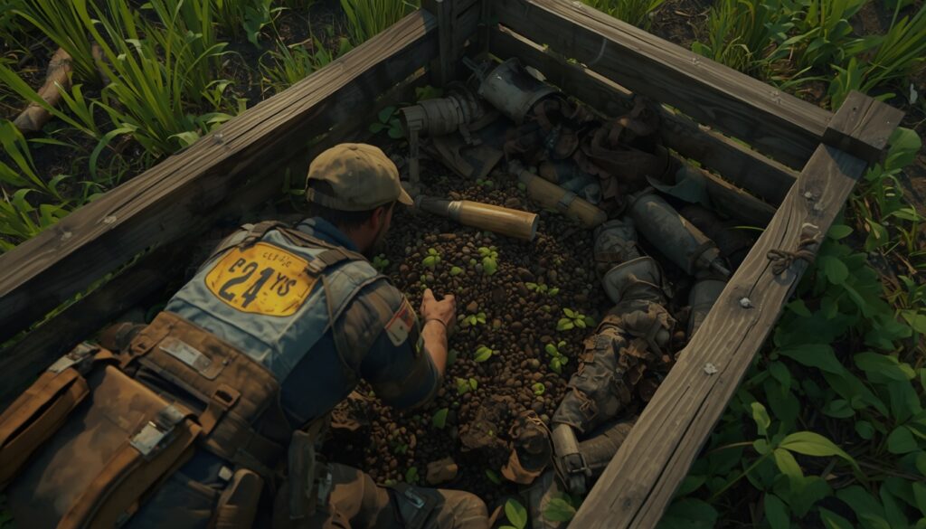 Using composter in game