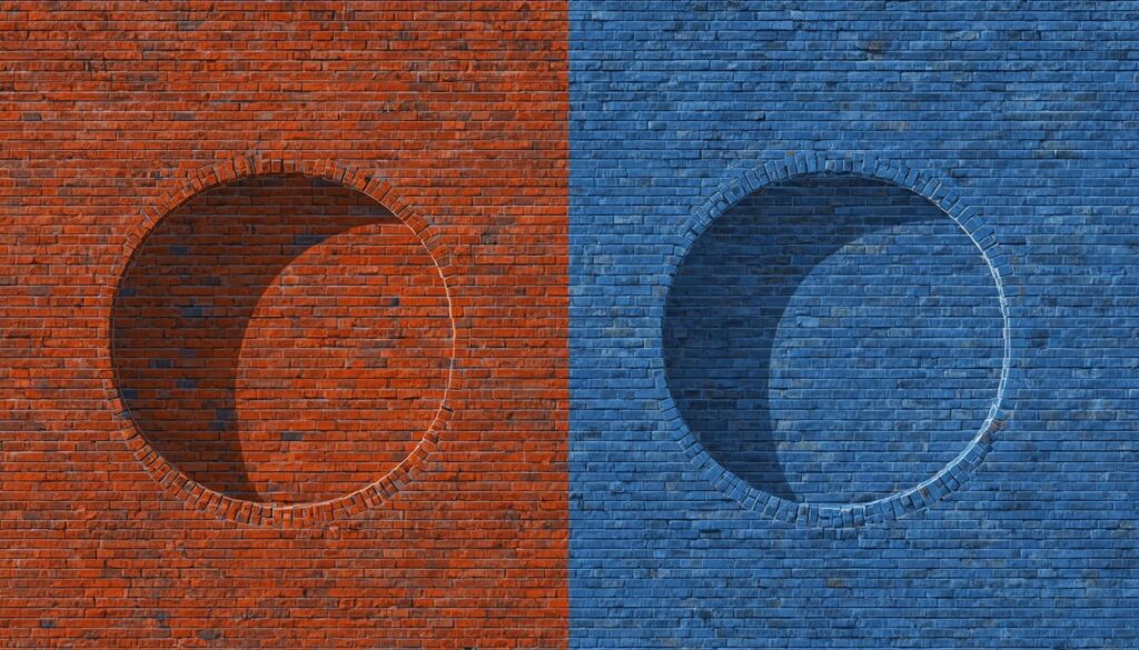 Minecraft circle comparison build