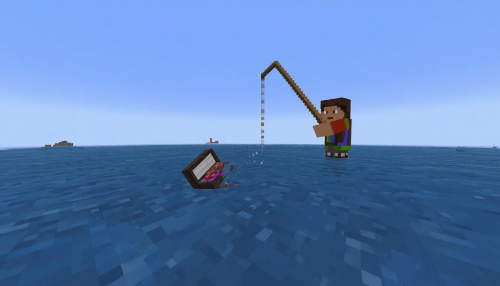 how to make a fishing rod in minecraft survival