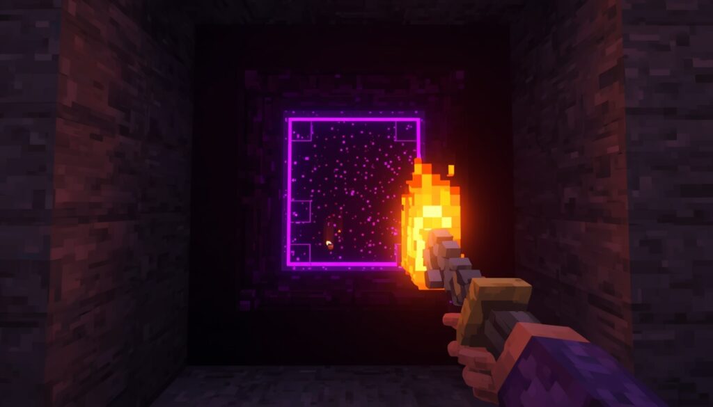 Lighting Nether Gate