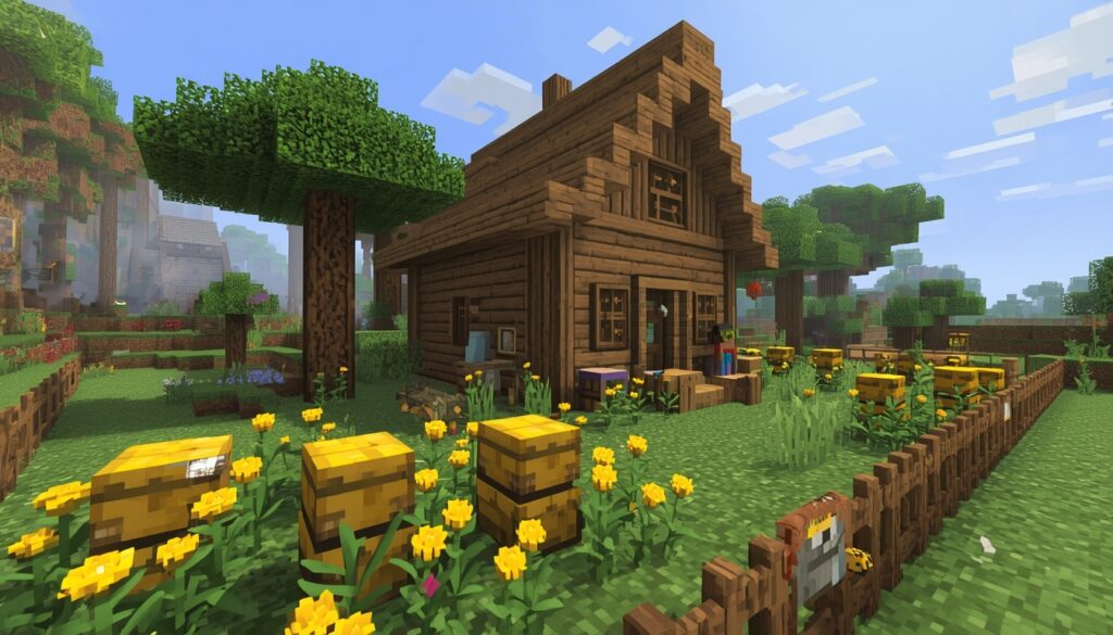 Minecraft bee farm